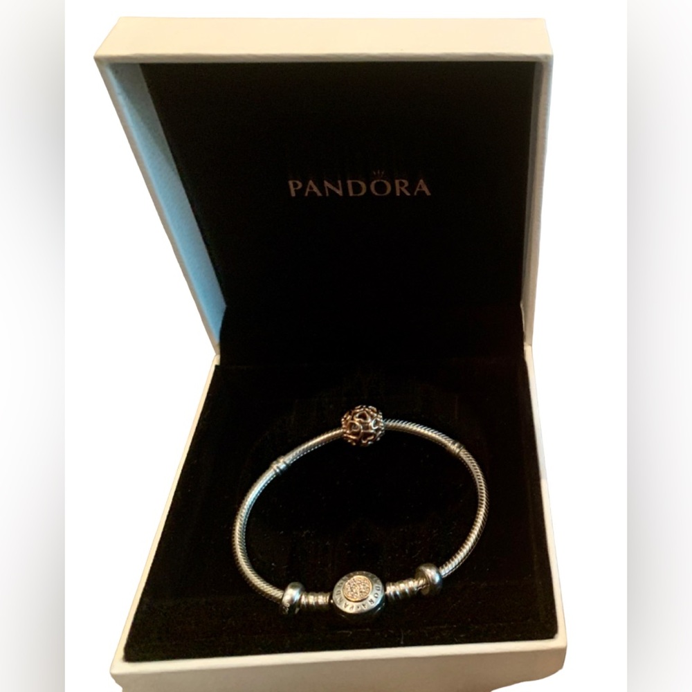 Like New Pandora Charm Bracelet